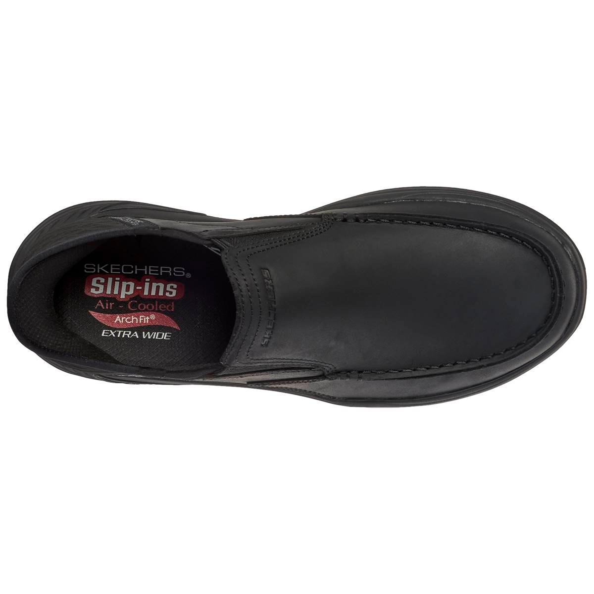 Men\'s Black Leather Skechers \