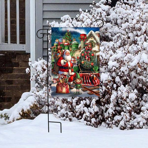 Briarwood Lane Holiday Express Garden Flag