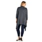 Plus Size 24/7 Comfort Apparel Extra Long Open Front Cardigan - image 2
