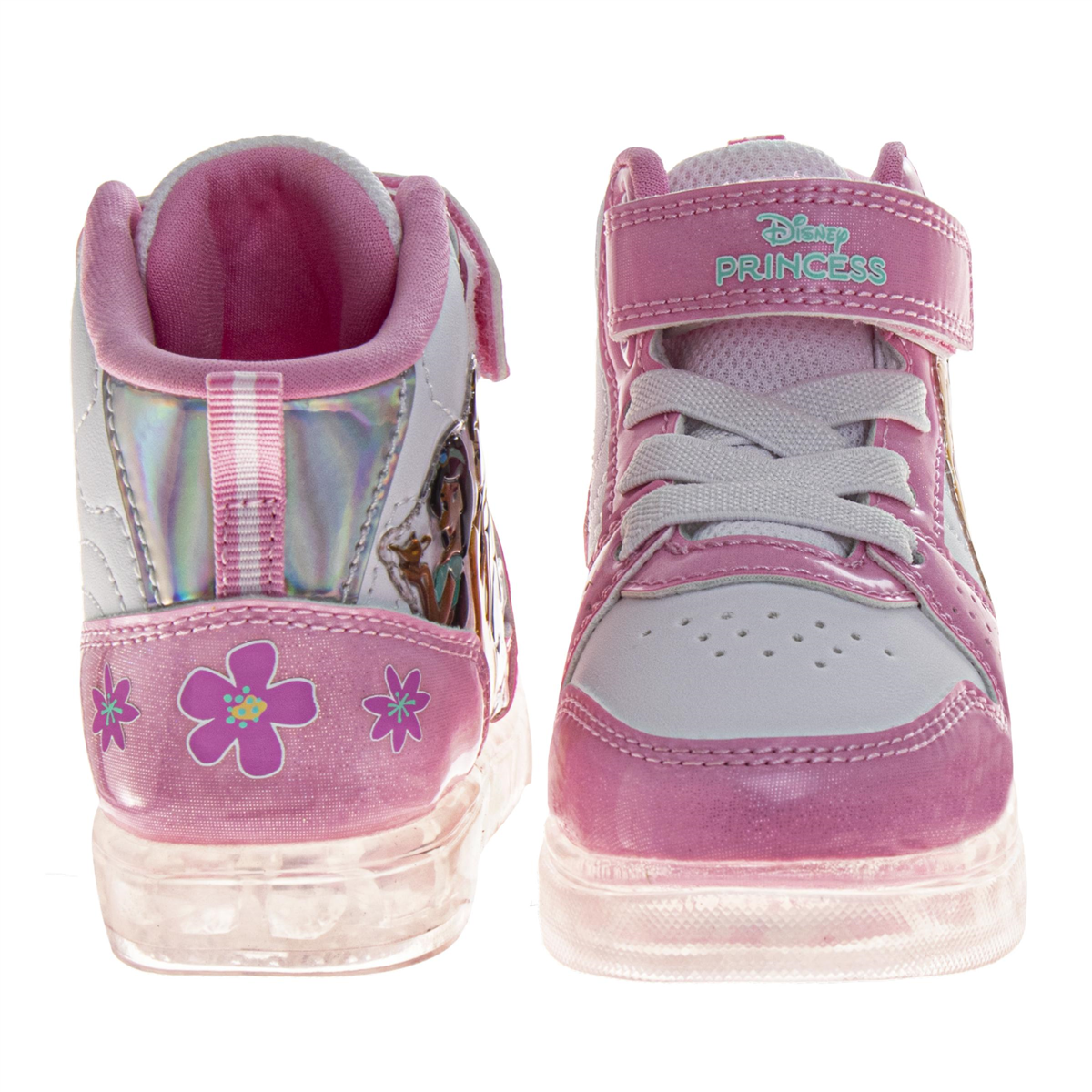 Toddler Girls Disney™ Princess Light Up High-Top Fashion Sneakers