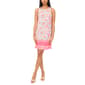 Womens MSK Sleeveless Floral Keyhole Back Shift Dress - image 3
