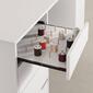 South Shore Crea Pure White Sewing Craft Table w/ Wheels - image 5