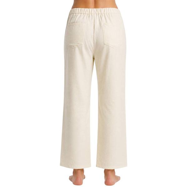 Womens Rafaella® Drawstring Solid Wide Leg Casual Pants