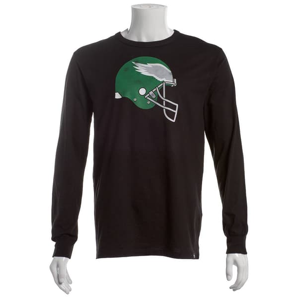 Mens Fanatics NFL Philadelphia Eagles Helmet Long Sleeve Tee