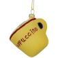 Northlight 4in. Glittered Cappucino Glass Christmas Ornament - image 3