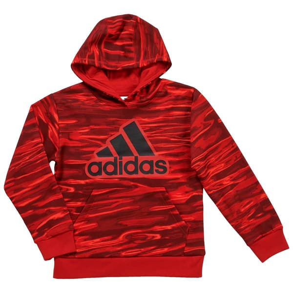 Boys &#40;8-20&#41; adidas&#40;R&#41; Liquid Camo Hoodie - Bright Red