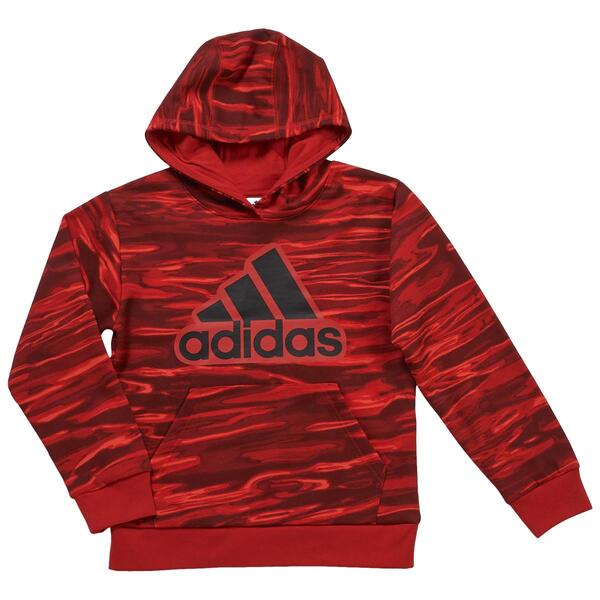 Boys &#40;8-20&#41; adidas&#40;R&#41; Liquid Camo Hoodie - Bright Red - image 
