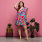 Plus Size 24/7 Comfort Apparel Multicolor Pocket Dress - image 5