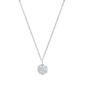 Saffron 0.5ctw. Moissanite Diamond Snowflake Pendant Necklace - image 1
