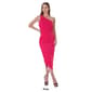 Womens 24/7 Comfort Apparel One Shoulder Ruched Bodycon Dress - image 10
