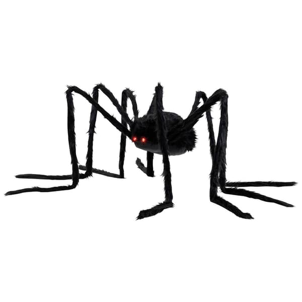 Northlight Seasonal 44in. Lighted Black Spider Halloween Décor