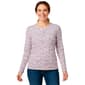 Petite Hasting & Smith Long Sleeve Ditsy Floral Henley Tee - image 1