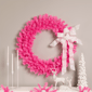 Northlight 36in. Artificial Pink Pine Christmas Wreath - image 1