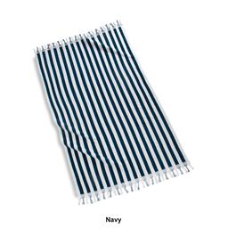 Cassadecor Velour Stripe Beach Towel Collection