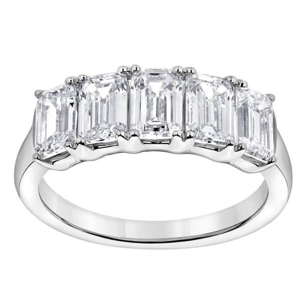 Nova Star(R) 14kt. White Gold 2 5/8ctw. Lab Grown Diamond Band Ring - image 