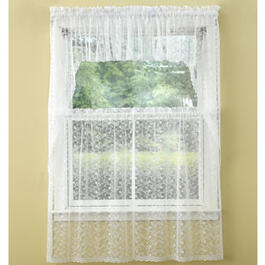 Priscilla Bridal Lace Kitchen Curtains