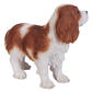 Hi-Line Gift Brown & White King Charles Spaniel Garden Statue - image 3