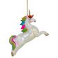 Northlight Seasonal 4.5in. Rainbow Unicorn Christmas Ornament - image 4