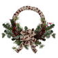 Northlight Winter Foliage & Berries Burlap Christmas Wreath - image 2
