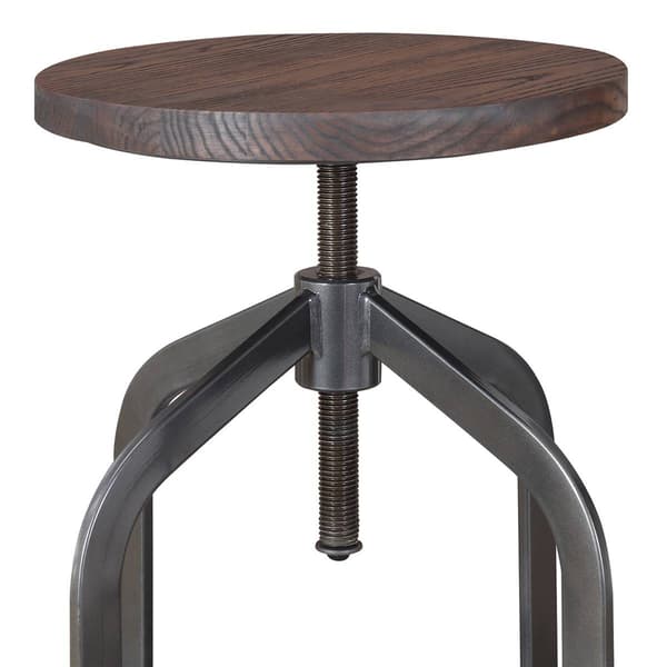 Elements Wynn Adjustable Backless Bar Stool