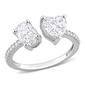 Gemstone Classics&#40;tm&#41; Sterling Silver Moissanite Ring - image 1