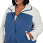 Plus Size Alfred Dunner Sunset Ridge Denim & Sherpa Bomber Jacket - image 5