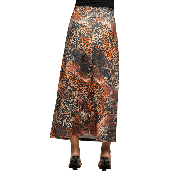 Womens 24/7 Comfort Apparel Patchwork Maternity Maxi Skirt