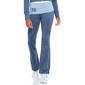 Juniors No Comment Fleece Lined Screen Fold Over Pants- Grisaille - image 1