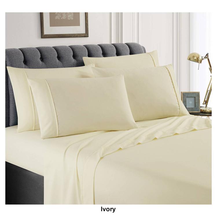 Spirit Linen Home™ Solid Microfiber Bonus Sheet Set