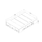South Shore Prairie Full Storage Bed w/Baskets Gray Maple - image 8