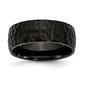 Mens Gentlemen&#39;s Classics(tm) Black IP-Plated &amp; Hammered Band - image 1