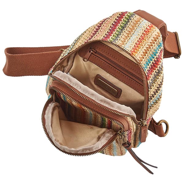 Rosetti&#174; Julie Sling Back Crossbody Handbag - Straw Luggage