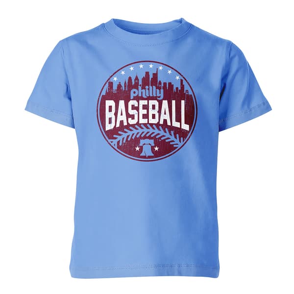 Boys (8-20) Tailgate Philadelphia Baseball Tee - Carolina Blue - image 