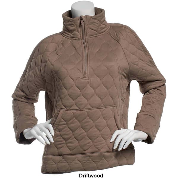 Womens Avalanche&#174; Donna Jacquard Quilted 1/4 Zip Pullover