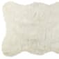 9th & Pike® Off White Faux Sheepskin Shag Accent Rug - image 3