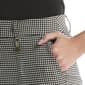 Womens Rafaella® Pull On Gingham Kick Flare Leg Pants - image 3