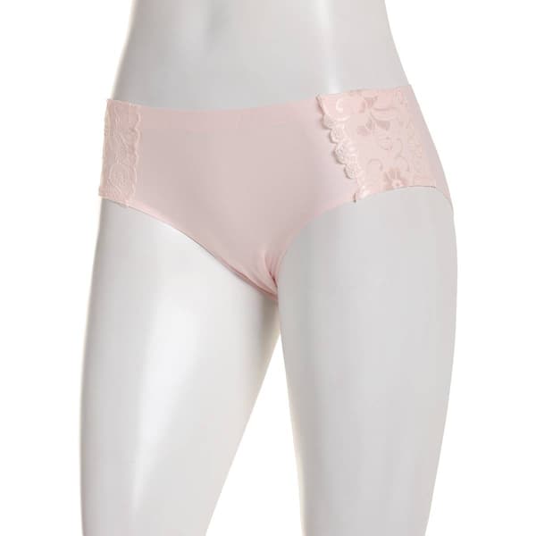 Womens Laura Ashley(R) Single Laser Hipster Lace Panties - LS4733T