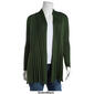 Womens Birch Long Sleeve Marled Fine Gauge Rib Cardigan - image 4