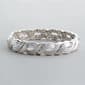 Napier Silver-Tone Chain Link Stretch Bracelet - image 1
