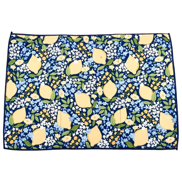 Crammed Lemon Floral Drying Mat - image 