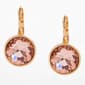 Ashley Cooper™ Gold-Tone Lever Back Earrings with Coral Glass - image 2