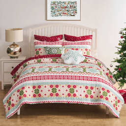 Greenland Home Fashions(tm) Novelty Winter Holiday Quilt Set