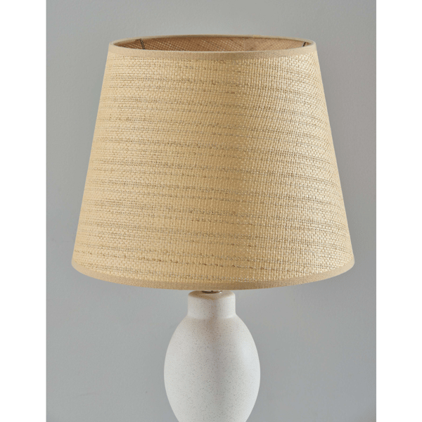 Simplee Adesso Everest Table Lamp with Rattan Shade