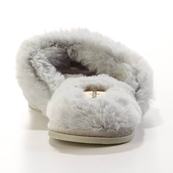 Womens Dearfoams® Textured Terry Slide Slippers