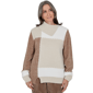 Petite Alfred Dunner Sunset Ridge Color Block Chenille Sweater - image 1