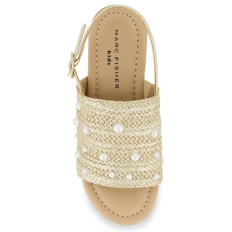 Big Girls Marc Fisher Marren Weave Wedge Sandals