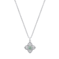 Saffron 0.5ctw. Turquoise Moissanite Diamond Pendant Necklace - image 1