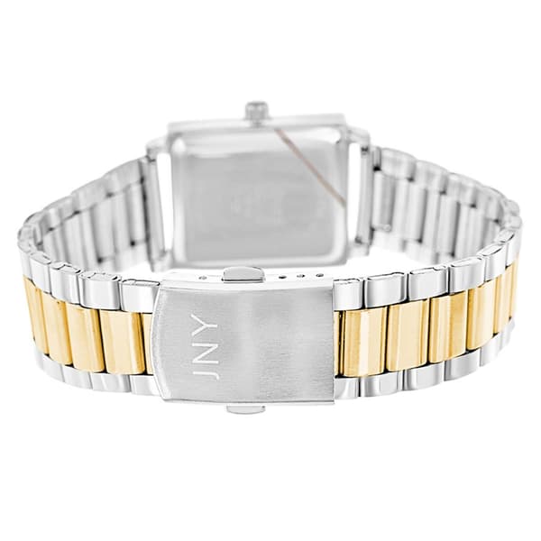Womens Jones New York Two-Tone Rectangle Watch - 15185S-42-X34