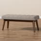 Baxton Studio Elia Button-Tufted Bench - image 2