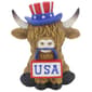 Highland Cow with Top Hat & USA Sign - image 1